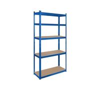 Rebel Étagère d'entrepôt en métal 180x90x40 Bleu RB-1251BL