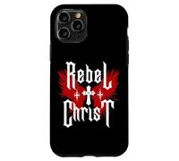 Rebel for Christ-Jesus Cross Gothic Y2K Streetwear Punk Coque pour iPhone 11 Pro