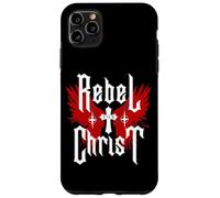 Rebel for Christ-Jesus Cross Gothic Y2K Streetwear Punk Coque pour iPhone 11 Pro Max