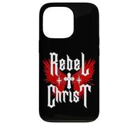 Rebel for Christ-Jesus Cross Gothic Y2K Streetwear Punk Coque pour iPhone 13 Pro