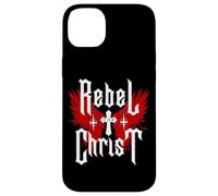 Rebel for Christ-Jesus Cross Gothic Y2K Streetwear Punk Coque pour iPhone 14 Plus