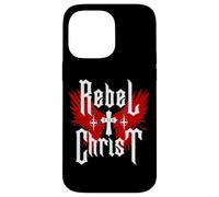 Rebel for Christ-Jesus Cross Gothic Y2K Streetwear Punk Coque pour iPhone 14 Pro Max