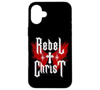 Rebel for Christ-Jesus Cross Gothic Y2K Streetwear Punk Coque pour iPhone 16 Plus