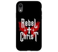 Rebel for Christ-Jesus Cross Gothic Y2K Streetwear Punk Coque pour iPhone XR
