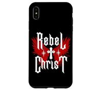 Rebel for Christ-Jesus Cross Gothic Y2K Streetwear Punk Coque pour iPhone XS Max