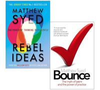 Rebel Ideas The Power of Diverse Thinking & My Awesome Guide to Getting Good at Stuff: World Book Day By Matthew Syed 2 Books Collection Set