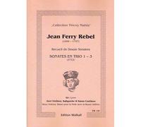REBEL J-F - RECUEIL DE DOUZE SONATES (8-12) - 2 VIOLONS & BC