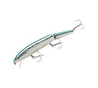 Rebel J30s-03 Jointed Minnow, 11/453,6 Gram, 5-1/5,1 cm, Argent/Bleu