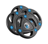 Rebel Jeu de Charge En Fonte Caoutchouté 4x5kg Trou Olympique 51mm RBA-2109