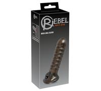 Rebel - gaine pénis nervurée - gris