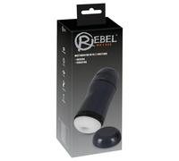 Rebel - masturbateur 2 en 1 suceur et vibrant - noir
