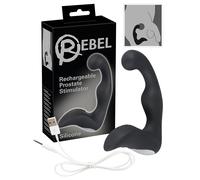 Rebel - stimulateur prostate vibrant rechargeable - silicone noir