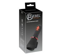 Rebel - Vibromasseur gland rechargeable à 2 moteurs (noir)