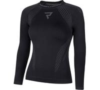 Rebelhorn Active 2 Chemise fonctionnelle à manches longues pour femmes, noir/gris, Taille L