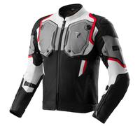 Rebelhorn Borg 2 Veste textile moto imperméable, noir-gris-rouge, taille XS pour homme