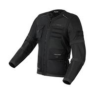 REBELHORN Brutale Veste de moto pour homme en textile, protections des coudes, épaules et dos de niveau 2, larges panneaux de ventilation, coutures doubles et triples jusqu'à 7XL