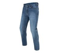 REBELHORN Classic III Jeans de moto pour homme Kevlar Dupont Inserts SAS-TEC Genou Protections de hanches Coupe droite