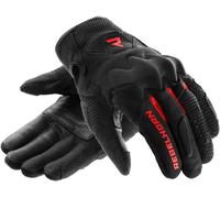 Rebelhorn Core Gants de moto, noir/rouge, Taille L