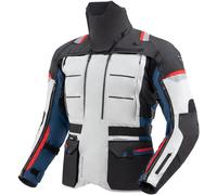 Veste Moto Homme 4 Saisons REBELHORN CUBBY V Bleu/Gris/Rouge