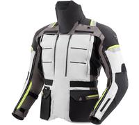 Veste Moto 4 Saisons Homme REBELHORN CUBBY V Noire/Grise/Jaune Fluo