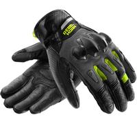 Rebelhorn Defender Gants de moto, noir/gris/jaune, Taille M