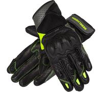 Rebelhorn Flux 2 Gants moto pour dames, noir-gris-jaune, taille L pour femmes
