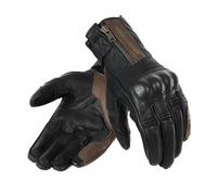 REBELHORN Gants de Moto Hunter Lady - en Cuir - Couverture Rigide au Poignet - Perforation au Niveau des Doigts - Design Anatomique - pour écran Tactile - RH-GLV-Hunter_35_DL