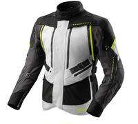 Veste Moto Homme REBELHORN HARDY 3.0 Noire/Grise/Jaune Fluo