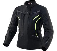 Rebelhorn Hiker III Veste textile moto pour dames, noir/jaune, Taille XXS