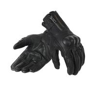 REBELHORN Hunter Gants de Moto en Cuir pour Hommes avec Couverture Rigide et Perforation des Doigts au Niveau des Doigts Design Anatomique avec Coussinets tactiles