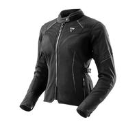 REBELHORN Jax Jacket Lady Veste de Moto, Noir, 5XL Femmes