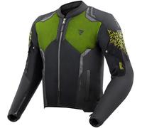 Rebelhorn Jax Veste textile moto imperméable, noir/jaune, Taille L