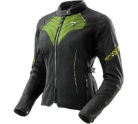 Rebelhorn Jax Veste textile moto pour femmes imperméable, noir-jaune, taille M