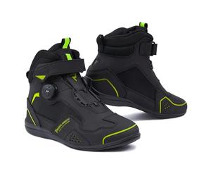 REBELHORN Mixte Spark II Botte de Motard, Noir Fluo, 44 EU