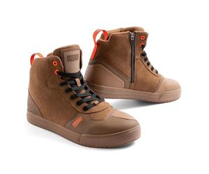 REBELHORN Mixte Spike Botte de Motard, Marron, 45 EU