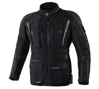 REBELHORN Patrol Veste de moto pour homme Cordura Membrane Sympatex Protections épaules et coudes Niveau 2 Protection dorsale Niveau 1 Doublure thermique Panneaux d'aération