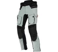 Rebelhorn Range Pantalon textile de moto imperméable, Gris/Noir/Rouge, Taille XS