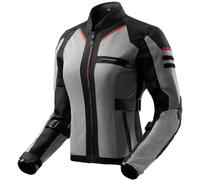 Rebelhorn Scandal 3 Veste textile moto pour dames, noir-gris-rouge, taille XL pour femmes