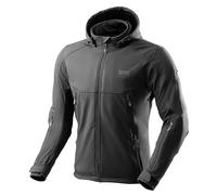 Rebelhorn Slash Softshell Veste textile moto imperméable, noir, Taille XL