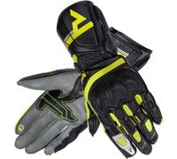 Rebelhorn ST II Long Gants de moto dames, noir/gris/jaune, Taille XS