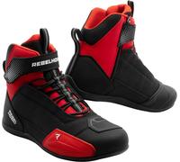 Rebelhorn Swift Chaussures moto, noir/rouge, Taille 37