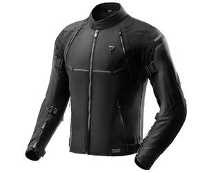REBELHORN Swift Veste de moto pour homme | Tissu | Ensemble complet de protecteurs Niveau 2 | Membrane HydraShield In&Out | Doublure thermique | Ventilation | Niveau de protection AA | Tailles jusqu'à