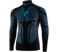 Rebelhorn Therm 2 Chemise fonctionnelle à manches longues, noir/bleu, Taille XS/S