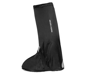 REBELHORN Thunder Protection imperméable pour bottes de moto | Semelle antidérapante | Bandes élastiques | Éléments réfléchissants