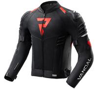 Rebelhorn Vandal 2 Air Veste textile moto imperméable, noir/rouge, Taille 2XL