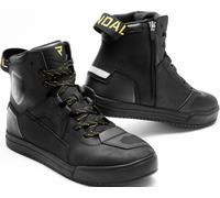 Rebelhorn Vandal 2 Chaussures moto pour femmes, Noir/Or, Taille 41