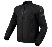 REBELHORN Vandal Veste de moto pour homme | Textile | Membrane imperméable amovible | Protections pour coudes et épaules Niveau 2 | Curseurs pour les épaules | 5 canaux de ventilation