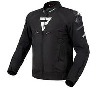 REBELHORN Vandal Textile Jacket Veste de Moto, Noir/Blanc, 8XL Hommes