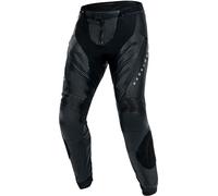 Rebelhorn Veloce Pantalon en cuir de moto, Noir/Blanc, Taille 58