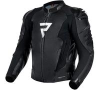 Rebelhorn Veloce Veste en cuir moto, Noir/Blanc, Taille 52